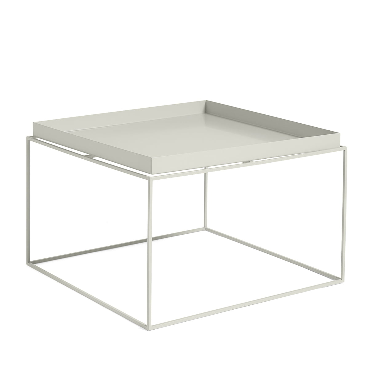 Hay Tray Table Beistelltisch Tisch Couchtisch Sofatisch 60 X 60 Cm Warmgrey Grau B-Ware von HAY