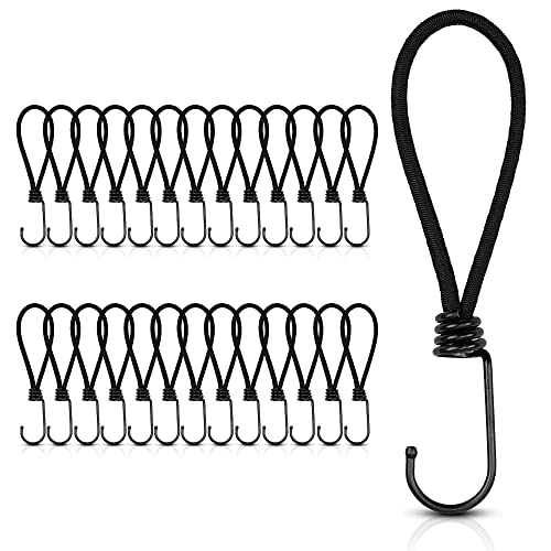 HAYATEC 25x Expanderhaken Spanngummi mit Haken 18 cm Planenspanner mit Spiralhaken -geeignet als Expanderhalter Gummispanner Spannhaken Expanderschlingen Zeltgummis Befestigung für Planen Netze Banner von HAYATEC