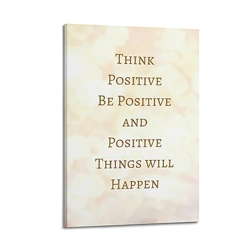 HAYKO Motivierende Poster, Promi-Zitate und positives Denken, dekoratives Gemälde, Leinwand-Wandposter und Kunstdruck, modernes Familienschlafzimmer-Dekor-Poster, 50 x 75 cm von HAYKO