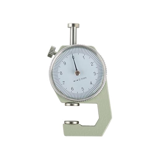 Autolack-Beschichtungstester 3 stücke Zifferblatt Dickenmessrät 0-10mm Leder Papier Dicke Meter Tester nauigkeit 0,1mm Zifferblatt Papier Meter Tester for Hohl Rohr Oder Circ zur Messung der Lackdicke von HAYUNCD