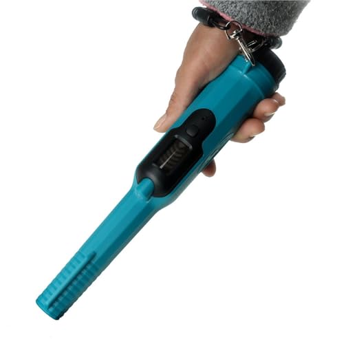 Faltbarer Metalldetektor, Vollständig wasserdichter tragbarer Pinpointing-Goldmetalldetektor-Taschenlampe IP68 Unterwasser-Super-Pinpointer-Sicherheitsdetektor,für Erwachsene(Blue) von HAYUNCD