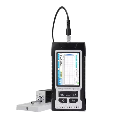 Tragbares Profilometer, 0.001um Präzisions-Digital-Grafik-Oberflächenrauheitsprüfgerät Touch Meter Bluetooth-Datendrucker,zum Drucken und Sprühen von HAYUNCD
