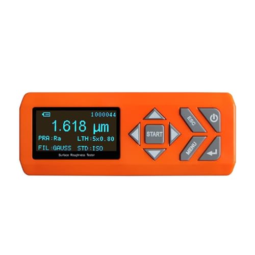 Tragbares Profilometer, Digitales Oberflächenrauheitsmessgerät Mit LCD-Display, Tragbares Oberflächenprofilmessgerät For Metallteile Und Industrielle Inspektion,zum Drucken und Sprühen von HAYUNCD