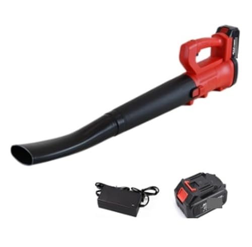 Turbo-Gebläse Akku-Laubbläser, Elektrischer Schneebläser, Leichter Schneebläser, Rasenbläser Mit Handstart For Den Außenbereich zur Reinigung von Auto/Tastatur/Zuhause(RED_1 ELECTRICITY 1 CHARGE) von HAYUNCD