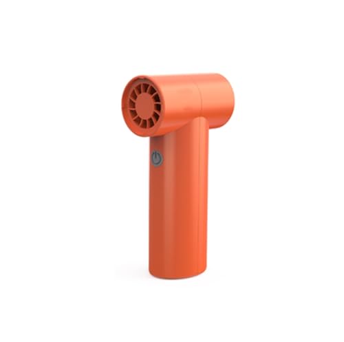 Turbo-Gebläse Tragbarer Druckluft-wedel, 2-in-1-bläse Und Saur, Kabelloses Bläse For Die Reinigung Von Tastaturen Und Computern zur Reinigung von Auto/Tastatur/Zuhause(Orange) von HAYUNCD