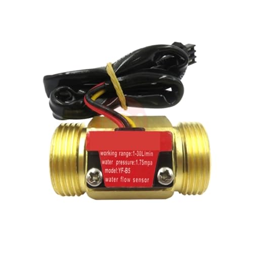 YF-B5 DN20 G3/4'' G1/2 Wasserdurchflusssensorschalter DC5~18V 1-30L/min 1-25L/min Durchflussmesser for die industrielle Steuerung von zirkulierenden Flüssigkeiten,für die Bewässerung von Ackerland(YF von HAYUNCD