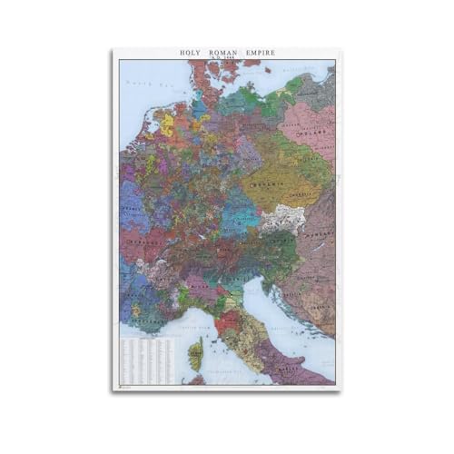 HAYZE Deutschlandkarte Poster auf Leinwand, Wand- und Kunstposter, 60 x 90 cm HAYZE Deutschlandkarte Poster auf Leinwand, Wand- und Kunstposter, 60 x 90 cm von HAYZE