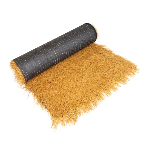 HAZEK Künstliche Reetdachrolle, Tiki-bar-Dach, Synthetisches Reetdach, Strand-Hawaiian-Party, Gartenzaun-Dekoration Und Bar-Dekoration (3.2x65ft（1x20m)) von HAZEK