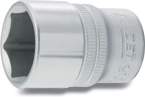 HAZET Steckschlüsseleinsatz 900-29 I 12,5 mm Vierkantantrieb, 29 mm Schlüsselweite, mit Rändelung I Steck-Nuss mit verchromter und polierter Oberfläche für Handbetätigung HAZET Steckschlüsseleinsatz 900-29 I 12,5 mm Vierkantantrieb, 29 mm Schlüsselweite, mit Rändelung I Steck-Nuss mit verchromter und polierter Oberfläche für Handbetätigung von Hazet