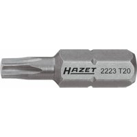 HAZET Bit 2223-T7 Sechskant massiv 6,3 (1/4 Zoll) Innen TORX Profil T7 von Hazet