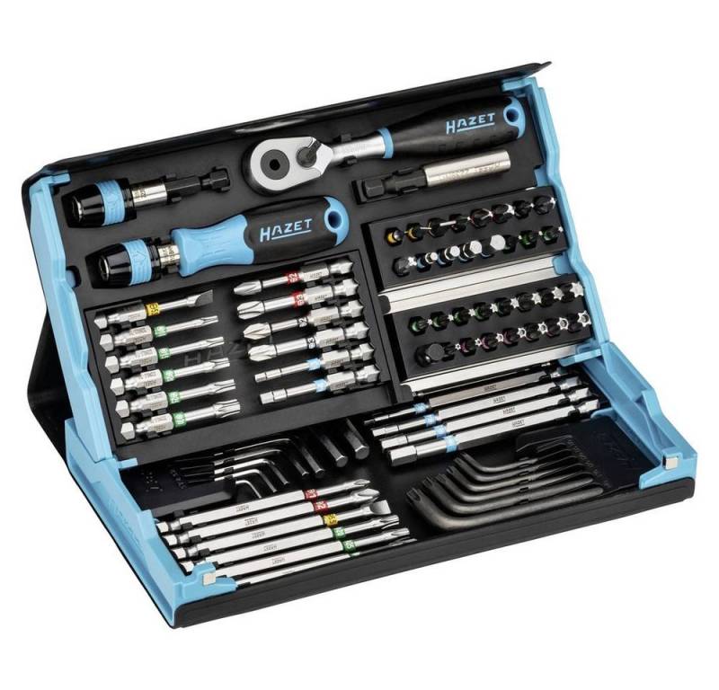 HAZET Bit-Set SmartCase Bit Satz ∙ Sechskant6.3 (1/4 Zoll von HAZET
