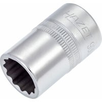 HAZET Doppel-6-Kant-Steckschlüssel-Einsatz 900AZ s: 5/8" Vierkant hohl 12,5 mm (1/2") von Hazet