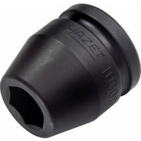 HAZET Kraft-Steckschlüssel-Einsatz (6-Kant) 1000S-19 s: 19 mm Vierkant hohl 20 mm (3/4") von Hazet