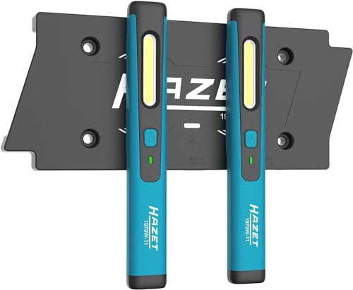Hazet LED Pen-Light 1979W-11/3 (3-teilig) I kleine und kompakte Werkstatt-Lampen mit hoher Leuchtleistung, stufenlos dimmbar, inkl. wireless charging pad mit Magnet-Haltefunktion von Hazet