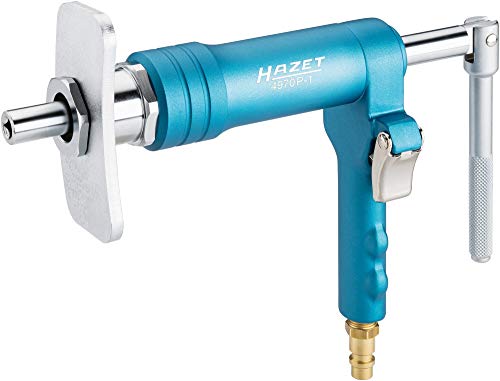 HAZET Rückstellwerkzeug (Universell einsetzbar Dank enthaltenem Adapter-Satz, ideal für weit ausgefahrene Bremskolben und kleine Bremssättel) 4970P-1/4, schwarz-blau von Hazet