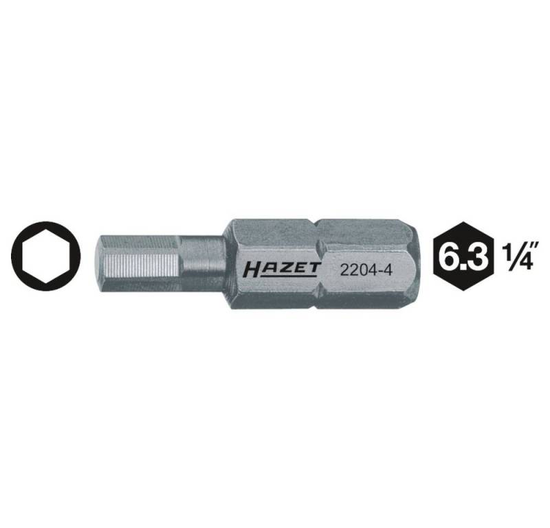 HAZET Sechskant-Bit Hazet Sechskant-Bit 3 mm Sonderstahl C 6.3 1 St. HAZET Sechskant-Bit Hazet Sechskant-Bit 3 mm Sonderstahl C 6.3 1 St. von HAZET