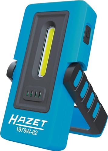 HAZET LED Taschenlampe Pocket Light 1979W-82 mit wireless-charging, Leuchtdauer 2-10 Stunden, Arbeitsleuchte mit starkem Magnet, stufenlos dimmbar, ideal als Werkstatt-Lampe von Hazet