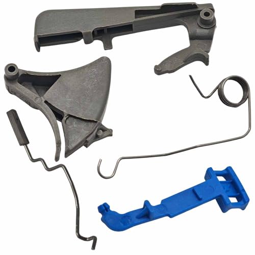 1 Satz Trigger-Gashebelstange Choke-Federsatz Passend for 350 353 346 340 345 Kettensäge 503 85 44-01, 503 85 45-01, 503 99 86-01 von HAZIEC