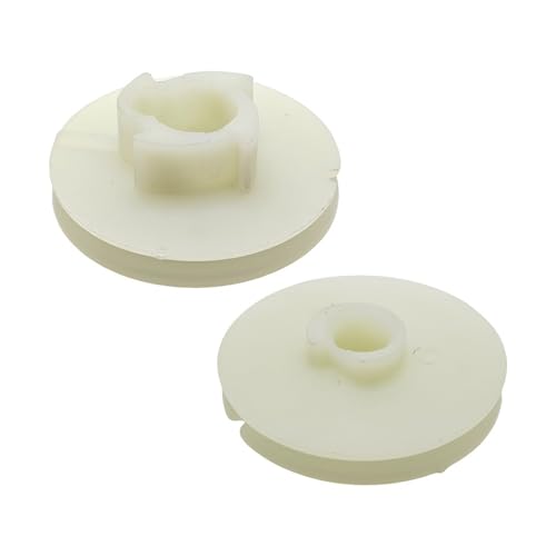 2 Teile/los Recoil Starter Pulley Fit for 50 51 55 EU1 Kettensäge 505303735 von HAZIEC