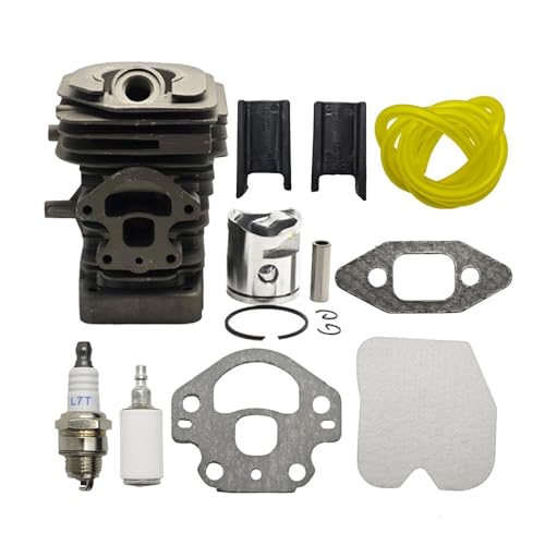 39mm Zylinderkolbenlagersatz passend for 240 236 235 236E 240E Kettensäge 545050417 Vergaserdichtung Luftkraftstofffilterleitung von HAZIEC