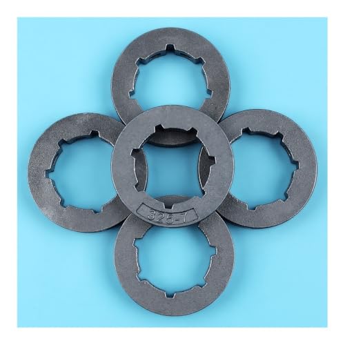 5 Teil/los. 325 "7 T Felge Kettenrad Fit for 340 346 XP 345 350 351 353 357 359 50 51 55 242 261 338 339 Kettensäge #11892 von HAZIEC