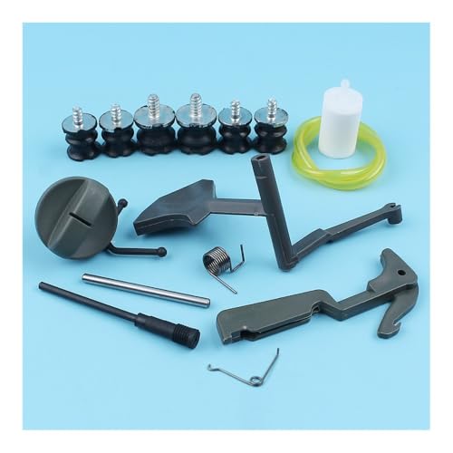 AV-Puffer-Gashebel-Auslösearm-Feder-Tankdeckel-Leitungsfilter-Kit passend for 61 266 268 272 Kettensägenstift AV-Puffer-Gashebel-Auslösearm-Feder-Tankdeckel-Leitungsfilter-Kit passend for 61 266 268 272 Kettensägenstift von HAZIEC