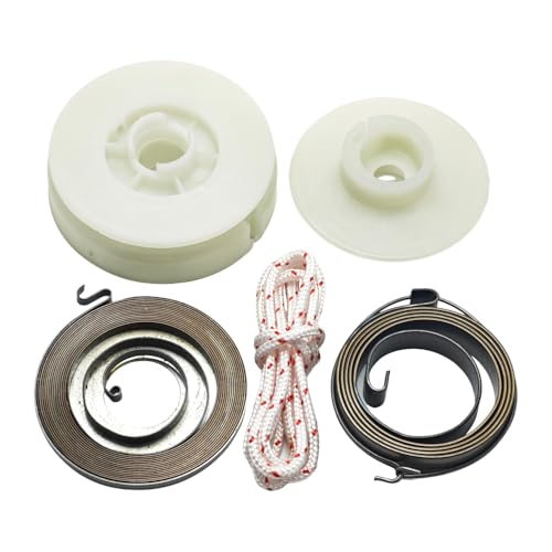 Fit for 4500 5200 5800 45cc 52cc 58cc Kettensäge Einfach Starter Rückholfeder Riemenscheibe Seil Reparatur Kit Sägen Teile von HAZIEC