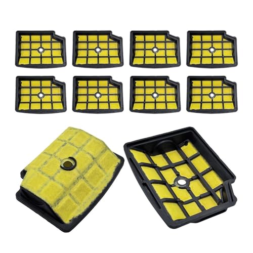 HAZIEC 10-teiliges Luftfilter-Kit passend for MS200T 020T MS200 MS 200T Kettensäge 1129 120 1602, 1129 120 von HAZIEC