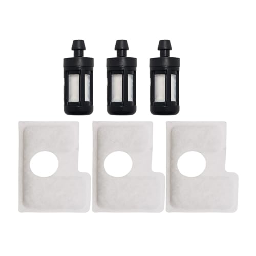 HAZIEC 3set Doppelschicht-Luftfilter-Reparatursatz passend for MS180 MS 180 C MS170 018 017 Kettensägen Ersatz 11301240800 von HAZIEC
