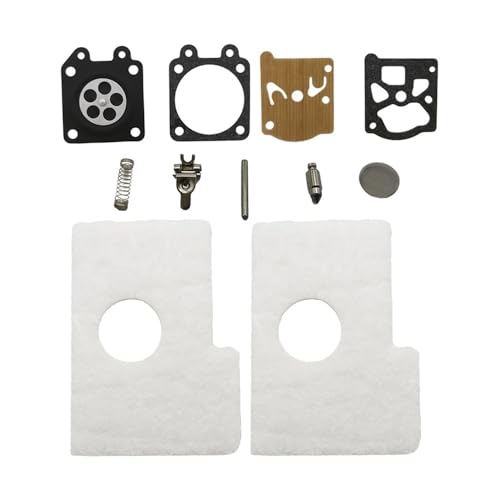 HAZIEC Vergaserreparatur- und Wiederaufbau-Membran-Luftfilter-Kit passend for MS180 MS170 018 017 MS 180 170 RB-77 Kettensäge von HAZIEC