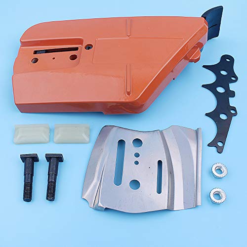 Kettenbremse Kettenrad Seitenabdeckungssatz Passend for 385 390 385XP 390XP Kettensäge Stangenplatte Felling Dog Nut Bolt Stripe Ersatzteil Kettenbremse Kettenrad Seitenabdeckungssatz Passend for 385 390 385XP 390XP Kettensäge Stangenplatte Felling Dog Nut Bolt Stripe Ersatzteil von HAZIEC