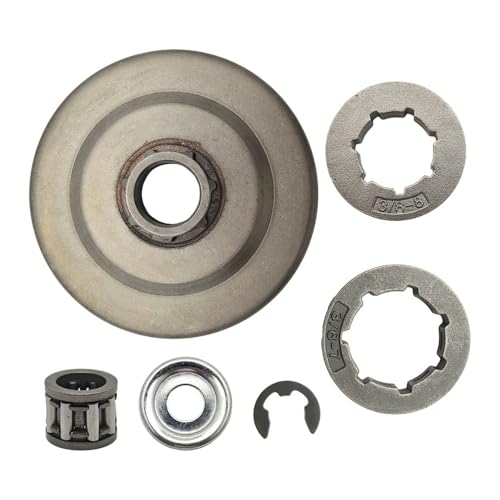 Kettenkupplungstrommel, Kettenradfelge, Lagerscheibe, E-Clip-Kit, passend for MS290 029 MS390 039 MS310 Kettensäge, Ersatzteil for Werkzeug von HAZIEC