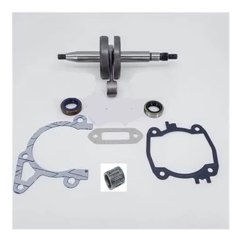 TS410 TS420 50 mm Zylinderkolben Kurbelwellendichtung Öldichtung Lager Umbausatz Passend for Säge Trennsäge Reparaturteile(Crankshaft Kit) von HAZIEC