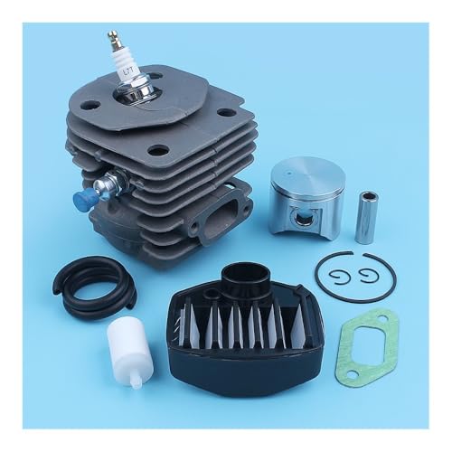 Zylinderkolben-Luft-Kraftstofffilterleitungssatz passend for CS 2159 CS 2156 CS2159 CS2156 Kettensäge, 47 mm großer Bohrungsanschluss von HAZIEC