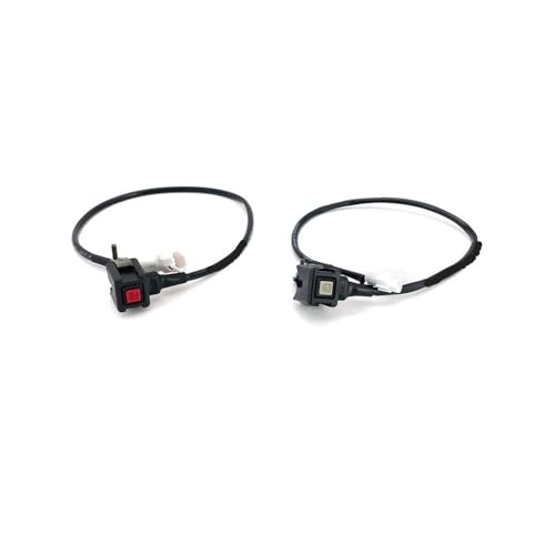 Teileaustausch Motorrad Motor Starter Kill Switch Lenker Flammendurchschlag Stecker AUF OFF Licht Taste Fit for Hon YZF KXF RMZ(Red and Grey) von HAdfEV