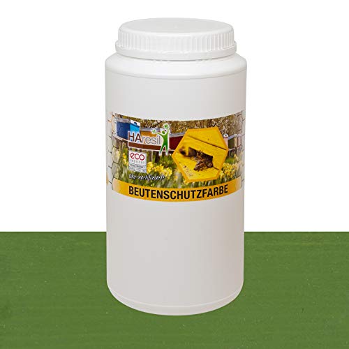 HAresil Beutenschutzfarbe Beutenschutz Bienen Beuten Lasur Farbe grün Inhalt Gewicht 1 kg von HAresil