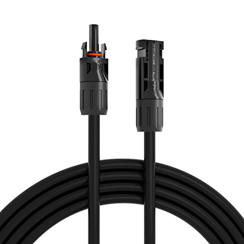 HB-DIGITAL 15m Solarkabel 4mm² mit Solarstecker & Solarbuchse für Solarmodule Reines Kupfer Verlängerungskabel Solarpanel Litze Leitung Einzelader flexibel zweischichtige Isolierung SCHWARZ HB-DIGITAL 15m Solarkabel 4mm² mit Solarstecker & Solarbuchse für Solarmodule Reines Kupfer Verlängerungskabel Solarpanel Litze Leitung Einzelader flexibel zweischichtige Isolierung SCHWARZ von HB-DIGITAL