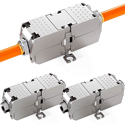 HB-DIGITAL 3x Cat 6a LSA Netzwerkkabel Verbinder 10 Gbit/s werkzeuglose LAN Kupplung & Verlängerung für LAN Verlegekabel Ethernet Installationskabel RJ45 Anschluss kompatibel mit LSA Kabel HB-DIGITAL 3x Cat 6a LSA Netzwerkkabel Verbinder 10 Gbit/s werkzeuglose LAN Kupplung & Verlängerung für LAN Verlegekabel Ethernet Installationskabel RJ45 Anschluss kompatibel mit LSA Kabel von HB-DIGITAL