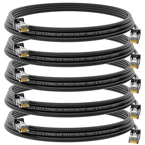 HB-DIGITAL 5x 3m Patchkabel RJ45 LAN CAT 6 Ethernetkabel Netzwerkkabel bis zu 1 Gbit/s CAT 6 Kupfer Profi U/UTP DSL für Patchpanel Switch Router Modem - Schwarz HB-DIGITAL 5x 3m Patchkabel RJ45 LAN CAT 6 Ethernetkabel Netzwerkkabel bis zu 1 Gbit/s CAT 6 Kupfer Profi U/UTP DSL für Patchpanel Switch Router Modem - Schwarz von HB-DIGITAL