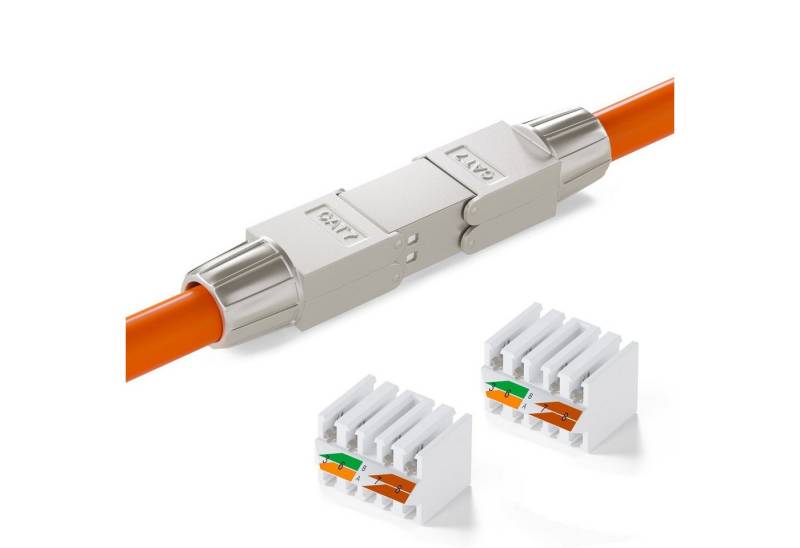 HB-DIGITAL Kabelverbinder-Sortiment Netzwerkkabel Verbinder CAT 7 Netzwerk Adapter LSA, 1-tlg., AWG22 AWG23 AWG24 von HB-DIGITAL