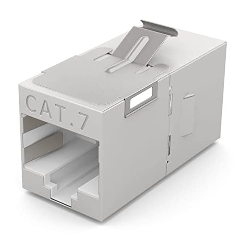 HB-DIGITAL Keystone Modul Cat.7 Patchkabel Verbinder mit RJ45-Buchse auf RJ45-Buchse | Multimedia-Keystone für Patchpanel Netzwerkdose Keystone-Halterung Verbinder Adapter Kupplung Plug-&-Play HB-DIGITAL Keystone Modul Cat.7 Patchkabel Verbinder mit RJ45-Buchse auf RJ45-Buchse | Multimedia-Keystone für Patchpanel Netzwerkdose Keystone-Halterung Verbinder Adapter Kupplung Plug-&-Play von HB-DIGITAL