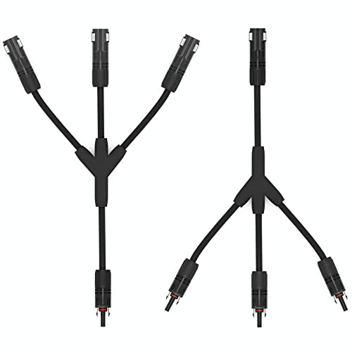 HB-DIGITAL Solar Y Steckverbinder 3-fach PV Verteiler Lang Stecker Buchse Splitter Solarpanel Photovoltaik 1500V Kupplung Solarkabelverbinder Energie Leitung Strom Kupfer PPO Wasserdicht IP67 HB-DIGITAL Solar Y Steckverbinder 3-fach PV Verteiler Lang Stecker Buchse Splitter Solarpanel Photovoltaik 1500V Kupplung Solarkabelverbinder Energie Leitung Strom Kupfer PPO Wasserdicht IP67 von HB-DIGITAL