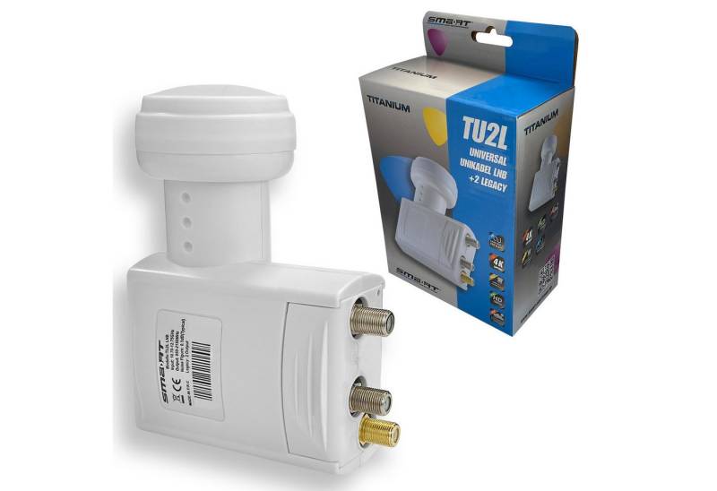 HB-DIGITAL Smart Titanium TU2L Universal Unikabel LNB +2 Legacy Universal-Twin-LNB HB-DIGITAL Smart Titanium TU2L Universal Unikabel LNB +2 Legacy Universal-Twin-LNB von HB-DIGITAL