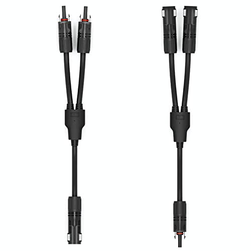 HB-DIGITAL Solar Y Steckverbinder 2-fach PV Verteiler Lang Stecker Buchse Splitter Solarpanel Photovoltaik 1500V Kupplung Solarkabelverbinder Energie Leitung Strom Kupfer PPO Wasserdicht IP67 HB-DIGITAL Solar Y Steckverbinder 2-fach PV Verteiler Lang Stecker Buchse Splitter Solarpanel Photovoltaik 1500V Kupplung Solarkabelverbinder Energie Leitung Strom Kupfer PPO Wasserdicht IP67 von HB-DIGITAL