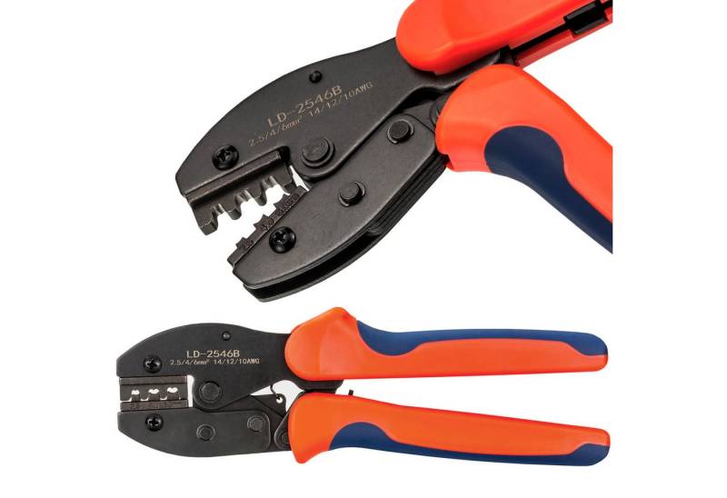 HB-DIGITAL Solaranlage Crimpzange für Solarkabel und Solarstecker 2,5/4/6mm² Werkzeug von HB-DIGITAL
