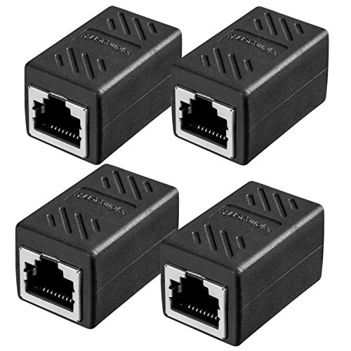 hb-digital 4X RJ45 LAN Kupplung CAT 6 Ethernet Netzwerk Verbinder Kabel Verlängerung für Netzwerkkabel, Patchkabel Adapter bis zu 10-Gigabit geschirmtes Doppelbuchse hb-digital 4X RJ45 LAN Kupplung CAT 6 Ethernet Netzwerk Verbinder Kabel Verlängerung für Netzwerkkabel, Patchkabel Adapter bis zu 10-Gigabit geschirmtes Doppelbuchse von HB-DIGITAL