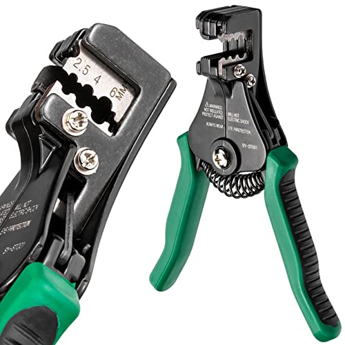 hb-digital Abisolierzange Automatisch für Solarkabel Ø 2.5/4 / 6 mm² Präzisions-Abisolierwerkzeug Kabelabisolierer Leitung, wire stripper tool kit von HB-DIGITAL