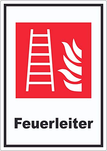 Feuerleiter Aufkleber A9 (37x52mm) von HB-Druck