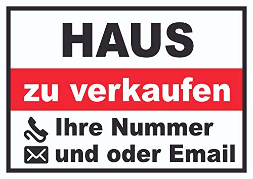 HB-Druck Haus Verkaufsschild Schild A2 von HB-Druck