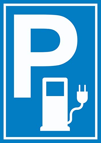 HB_Druck Parkplatz Elektrisches Parkschild A3 (297x420mm) von HB_Druck